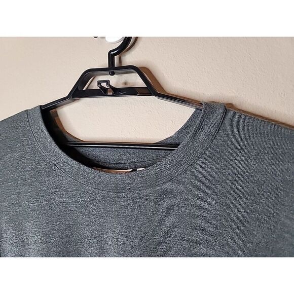 Soft Surroundings Women's Gray Boxy Lagenlook Shirt Size Large t74 - Picture 3 of 6